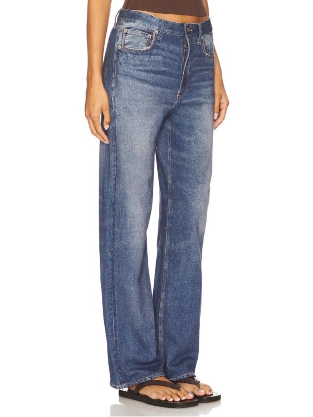 Rag & Bone 100% cotton Miramar Shae straight Ankle faux jeans-size 26